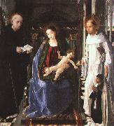Pablo de San Leocadio The Virgin with a Knight of Montesa Norge oil painting reproduction